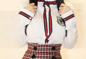MyGirl美媛馆 – 一边看唐琪儿il的制服系列，脑海里冒出个想法，真想来一场绿色校园风的重温。