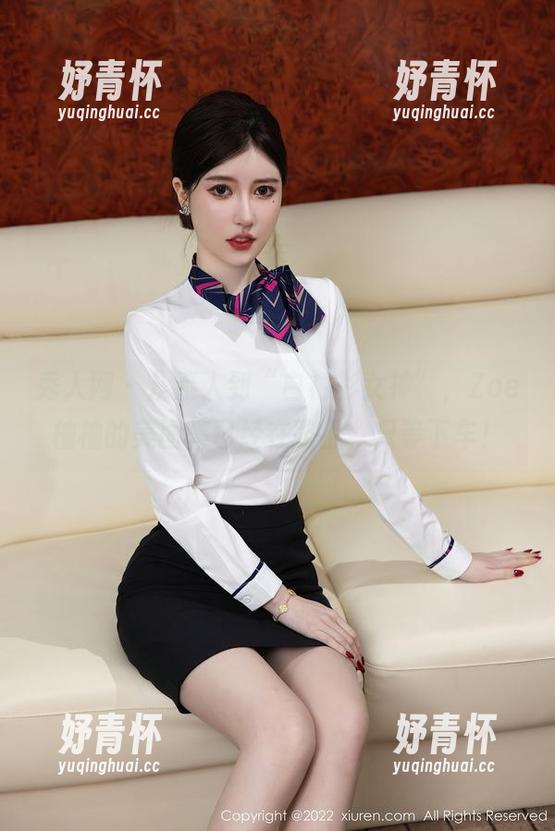 秀人网 - 从素人到“白衬衫女神”，Zoe柚柚的美图集已经在路上，只等下车！