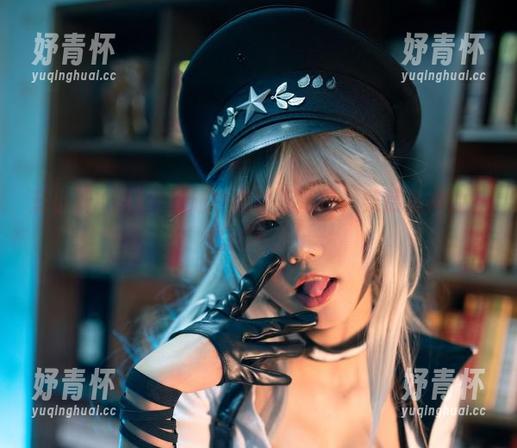 蓝小沂KiKi在图册中变身玉藻前，果然是神仙下凡站不住！
