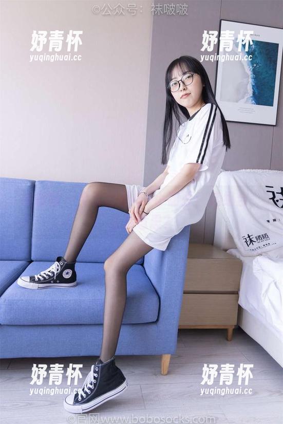 袜啵啵-小甜豆 袜啵啵 - 全套黑网袜+小甜豆:这组合,有点意思?